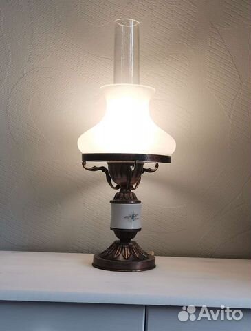 Лампа настольная винтажная