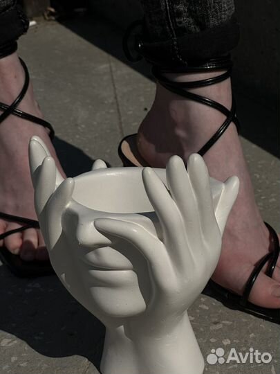 Кашпо из гипса