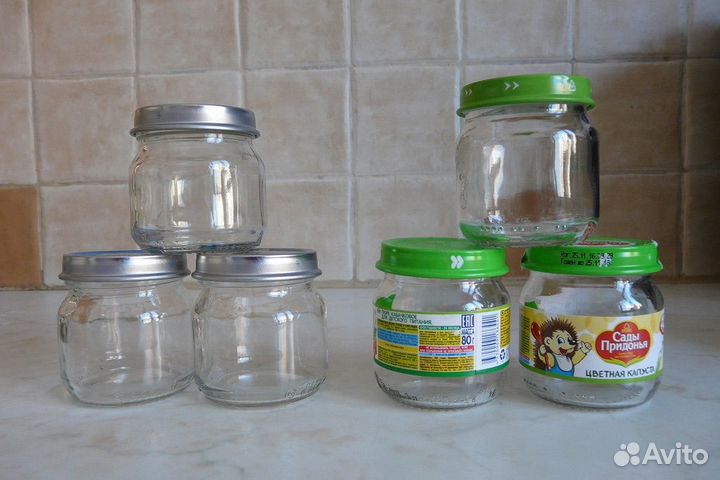 Баночки из-под детского питания
