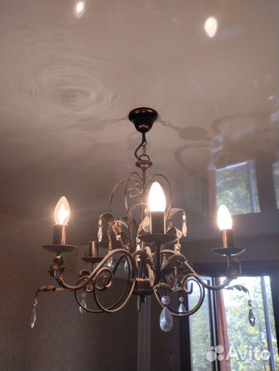 Люстра потолочная бу