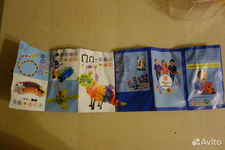 Конструктор-липучка Bunchems 800 деталей