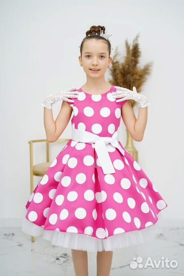 Пышное платье для девочки Стиляги на выпускной