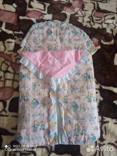 Конверт на выписку для девочки весна