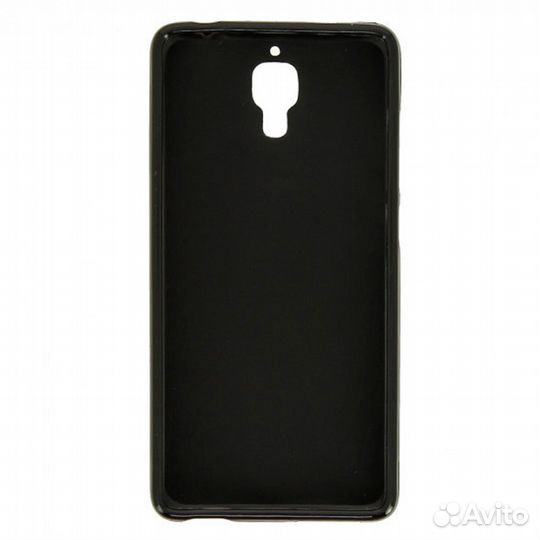 Чехол-накладка TPU-матовый для Xiaomi Mi4, чёрный