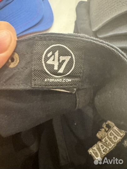 Бейсболка новая черная 47 brand