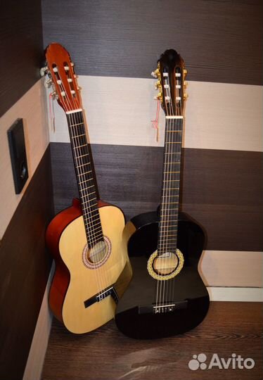 Классическая гитара (новая) + аксессуары