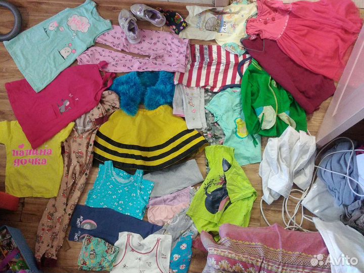 Мешок вещей для девочки-дошкольницы(цена за весь)