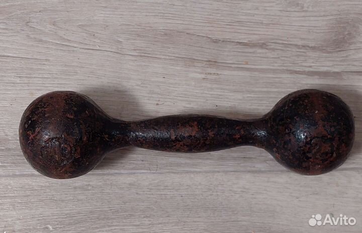 Гантелями 2кг чугунная советская