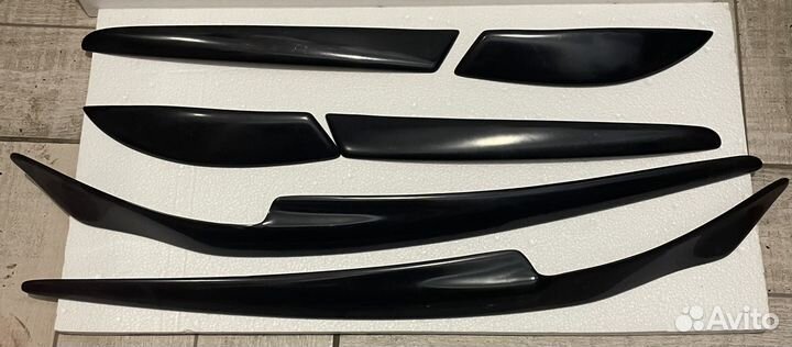 Реснички на фары Mitsubishi Lancer X