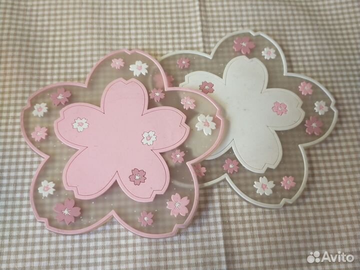 Подставка для стакана, подстаканник сакура цветы