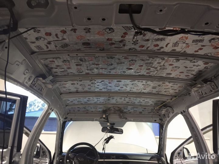 Комплект шумоизоляции потолка Kia Rio Xline