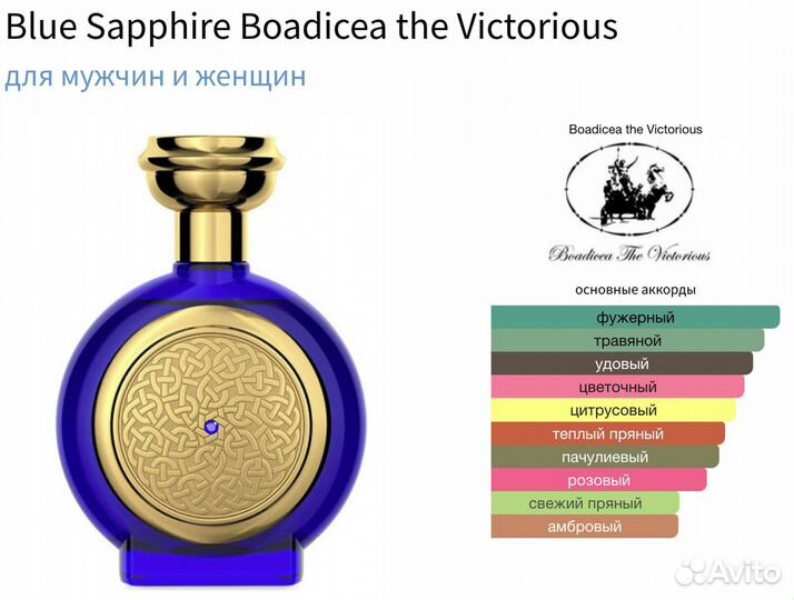 Boadicea the Victorious Blue Sapphire (распив)