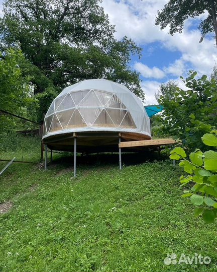 Шатер, геокупол, сфера для глэмпинга