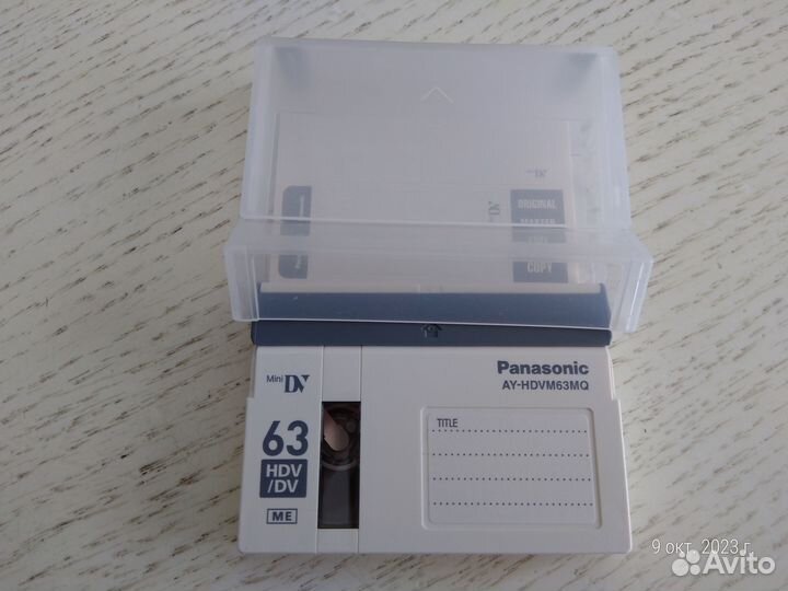 Видеокассеты формата MiniDV HDV и DV