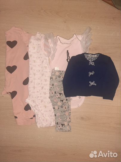 Отдам вещи на девочку 6-9 мес