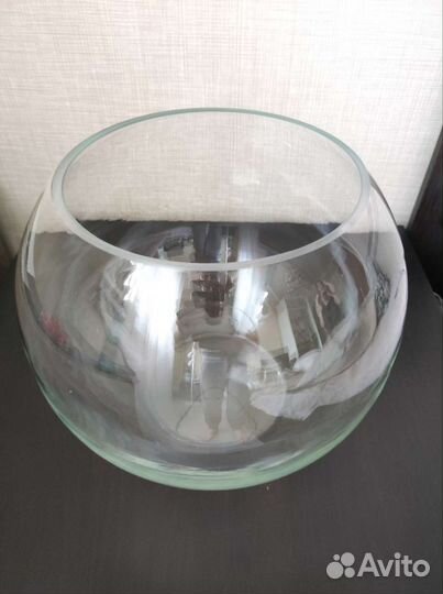 Аквариум ваза круглый
