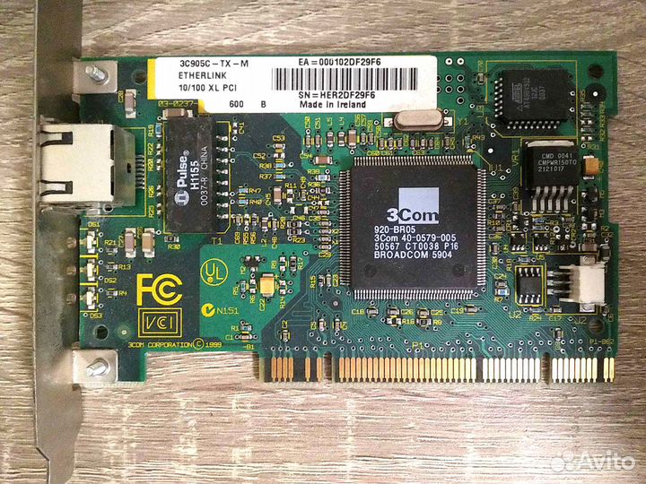 Сетевая карта 3COM c PXE