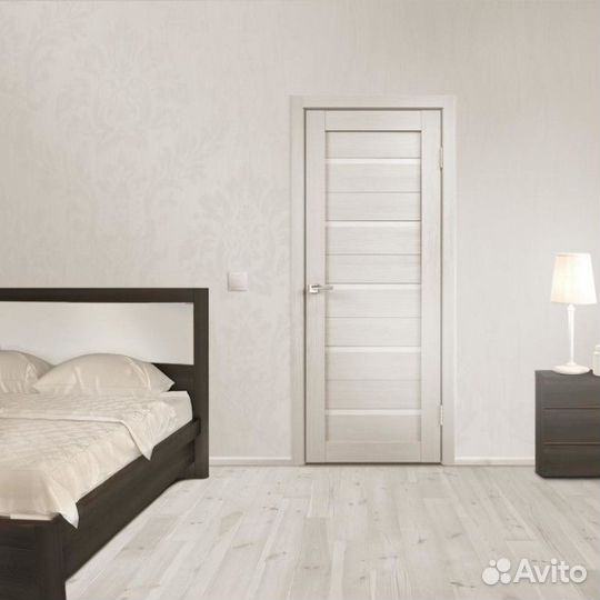 Дверь межкомнатная, Дуб беленый. В наличии