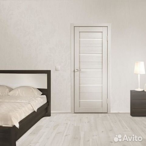 Дверь межкомнатная, Дуб беленый. В наличии