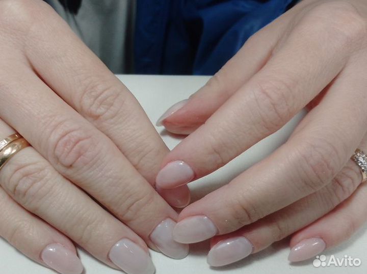 Модель на маникюр наращивание покрытие