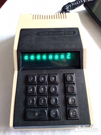 Советский калькулятор С3-07, 1976 г.в., рабочий