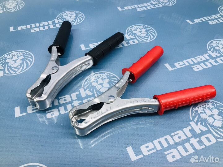 Зажимы (крокодилы) для пусковых проводов PRO 2 шт