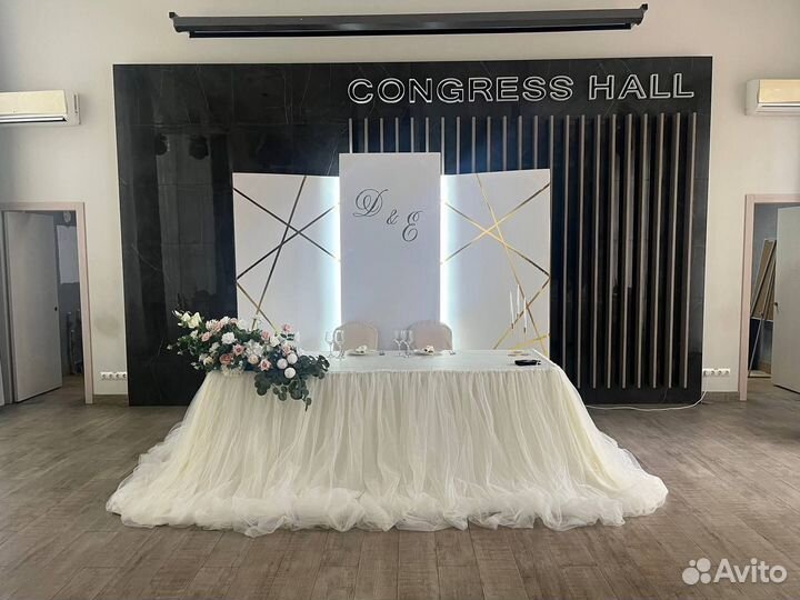 Оформление свадьбы, свадебный декор