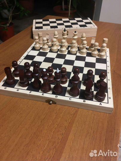 Шахматы деревянные