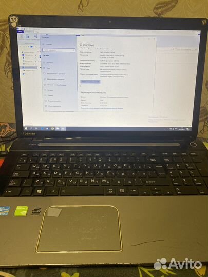 Ноутбук toshiba