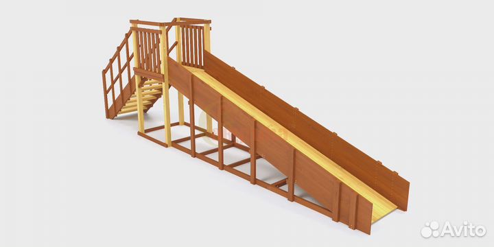 Зимняя горка Савушка Зима 2 (скат 5 метров)