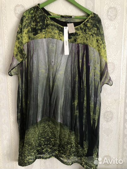 Новое Платье 52 р,натур шелк с хб подкл., новое