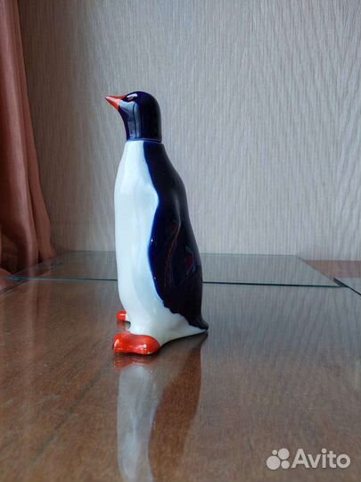 Штоф статуэтка пингвин фарфор лфз