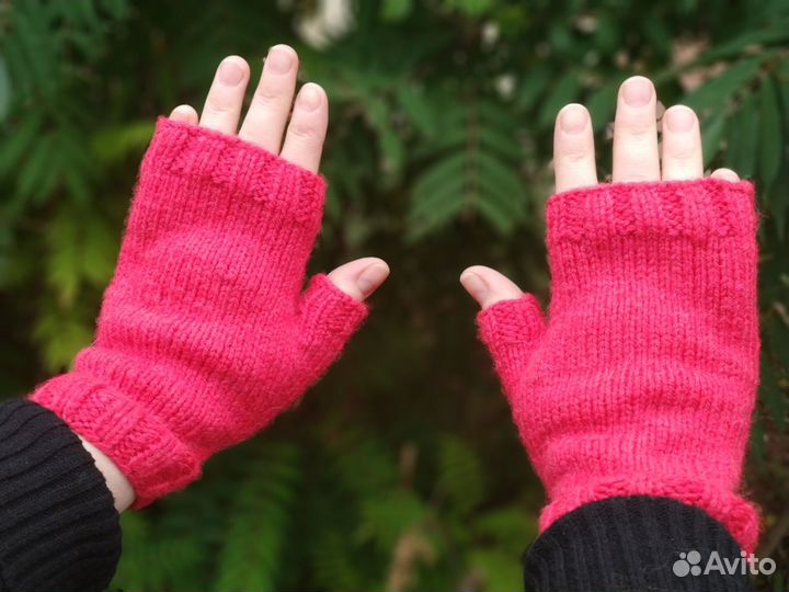 Митенки женские вязаные
