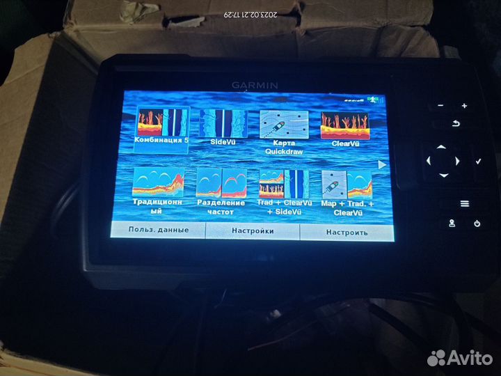 Эхолот Garmin Striker Vivid 7sv датчик GT-52HW-TM