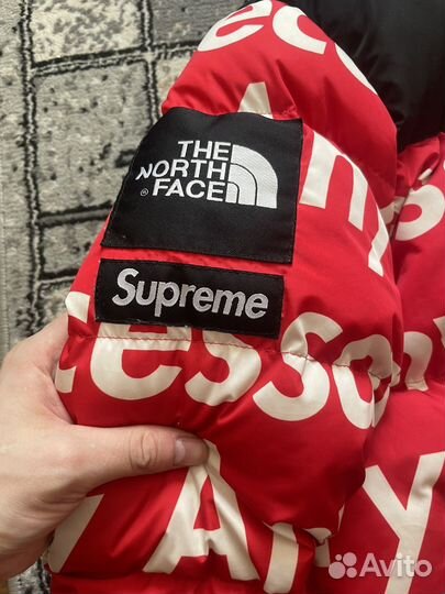 Пуховик supreme the north face