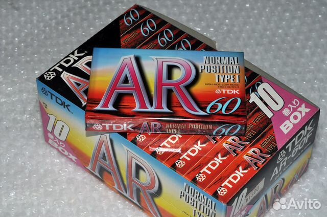 Аудиокассета TDK AR 60 japan market (3637)