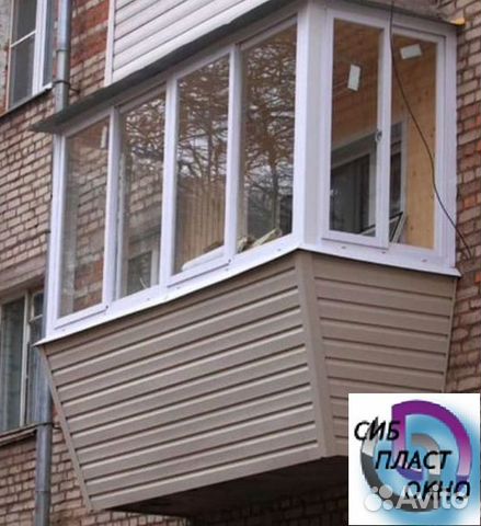 Балкон пвх с выносом