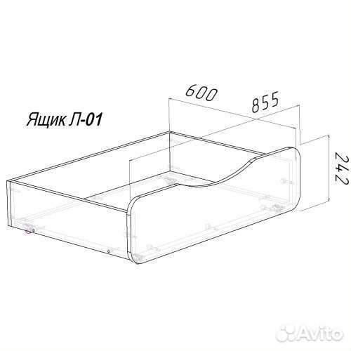 Двухъярусная кровать Л-10.1 в Волгограде