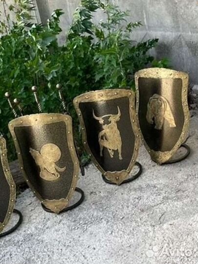 Набор шампуров щит