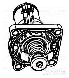 Термостат opel astra J/aveo 10- (с корпусом