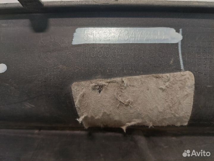 BMW f25 X3 14-17 накладка бампера заднего