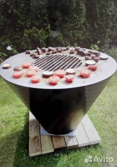 Мангальная зона, гриль стол