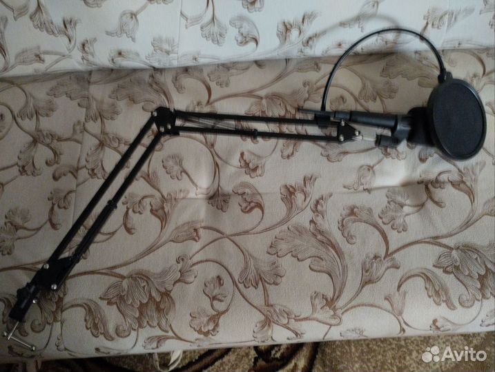 Пантограф стойка для микрофона, поп фильтр, микроф