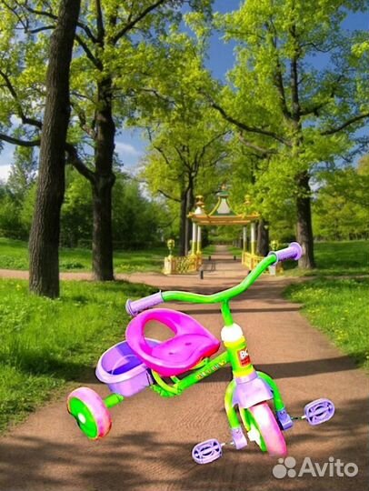 Велосипед 3-х колёсный 1+