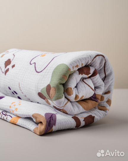 Муслиновый плед детский