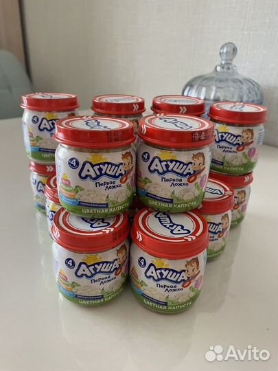 Пюре агуша цветная капуста