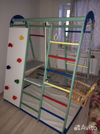 Детский игровой комплекс с горкой, 180 см