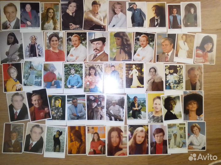 Календарики Артисты кино 50 шт