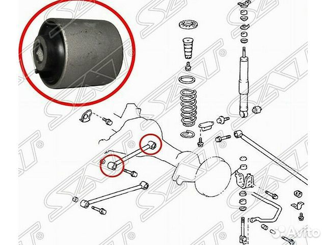 Сайлентблок Land Cruiser Lx470