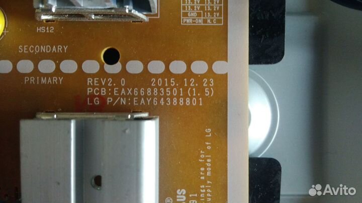 PSU EAX66883501 ЖК LG 43UH610V 43UH603 43UH619